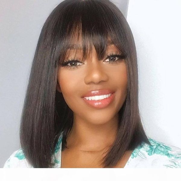 13x4 short bob remy wig brazilian lace front human hair wigs with bangs 150% density fringe wig remy hair, Black;brown
13x4 short bob remy wig brazilian lace front human hair wigs with bangs 150% density fringe wig remy hair, Black;brown