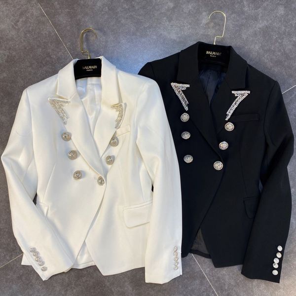 deat new autumn fashion casual lapel long sleeve diamond collar solid color double-breasted slim blazer coat women se970 201114, White;black
deat new autumn fashion casual lapel long sleeve diamond collar solid color double-breasted slim blazer coat women se970 201114, White;black