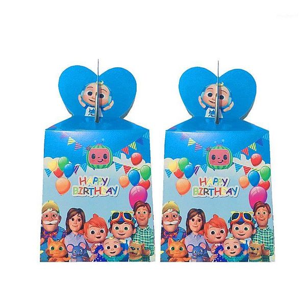 6pcs cocomelon paper candy box cartoon happy birthday decoration theme party supply for kids baby shower party supplies1
6pcs cocomelon paper candy box cartoon happy birthday decoration theme party supply for kids baby shower party supplies1