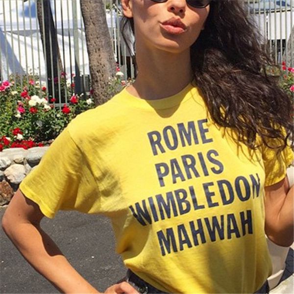 fashion stylist women shirt ladies letter paris style t shirts great quality short sleeve womens tee, White
fashion stylist women shirt ladies letter paris style t shirts great quality short sleeve womens tee, White