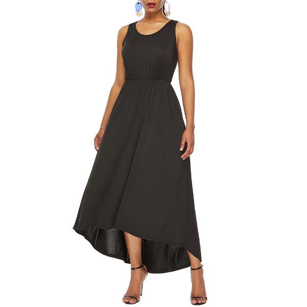 casual dresses black dress women summer sleeveless tank 2021 fashion irregular hem o-neck ladies vestidos, Black;gray
casual dresses black dress women summer sleeveless tank 2021 fashion irregular hem o-neck ladies vestidos, Black;gray