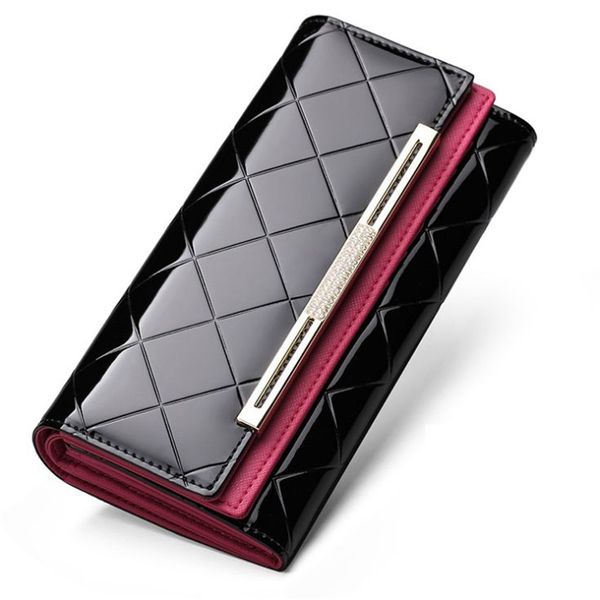 2020 fashion patent leather women wallet female long clutch lady wallets portomonee rfid brand money bag for girls coin purse c1115, Red;black
2020 fashion patent leather women wallet female long clutch lady wallets portomonee rfid brand money bag for girls coin purse c1115, Red;black