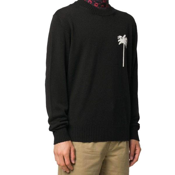 men's sweaters duyou men graphic knitting sweater beach style crewneck long sleeve blusa de frio masculino, White;black 
men's sweaters duyou men graphic knitting sweater beach style crewneck long sleeve blusa de frio masculino, White;black
