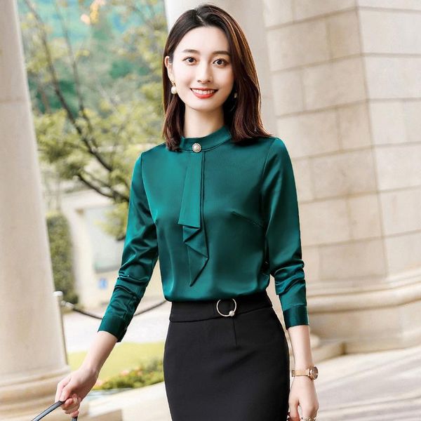 women's blouses & shirts woman elegant womens and green slim business female long sleeve office ladies wear plus size s-5xl, White
women's blouses & shirts woman elegant womens and green slim business female long sleeve office ladies wear plus size s-5xl, White