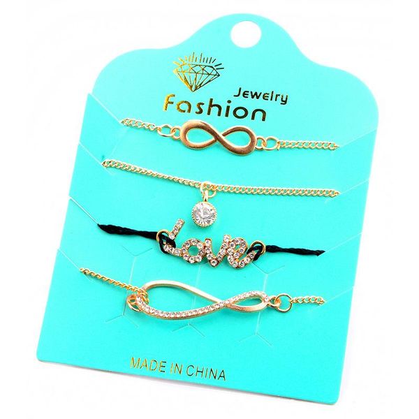 vakki women charming rhinestones love braided bracelets jewelry gold color 8 charm bangles for girl, Golden;silver
vakki women charming rhinestones love braided bracelets jewelry gold color 8 charm bangles for girl, Golden;silver