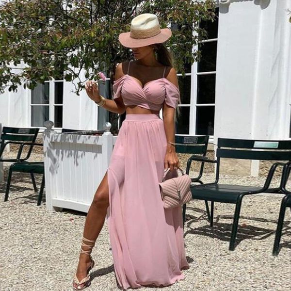 pink chiffon skirts personalized style zipper waistline a line floor length maxi skirt side slit long skirts women custom, Black
pink chiffon skirts personalized style zipper waistline a line floor length maxi skirt side slit long skirts women custom, Black