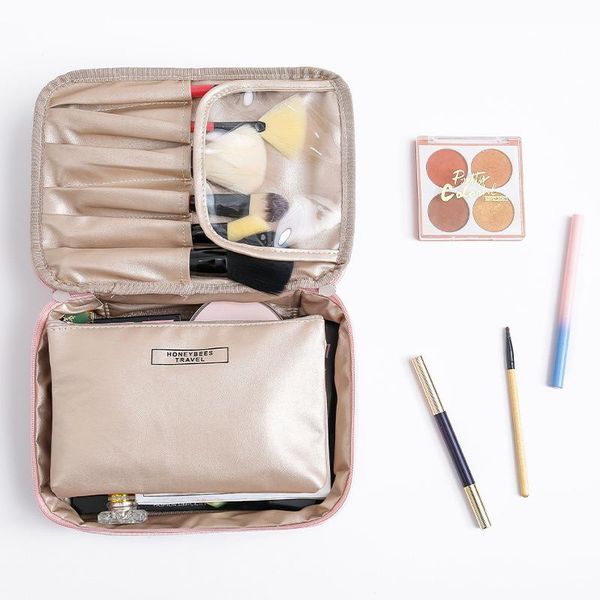 portable cosmetic bag fashion multi-function simple high-capacity travel storage makeup bag men women waterproof wash bags
portable cosmetic bag fashion multi-function simple high-capacity travel storage makeup bag men women waterproof wash bags