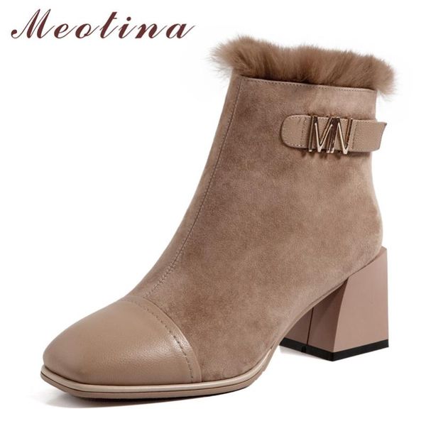 boots meotina real leather high heel ankle woman zipper block shoes metal decoration square toe short ladies 40, Black
boots meotina real leather high heel ankle woman zipper block shoes metal decoration square toe short ladies 40, Black