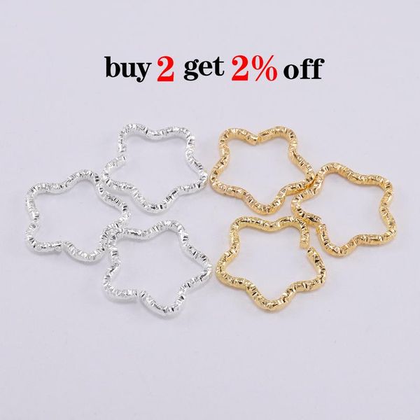 50pcs/lot 16.5mm new style gold star jump rings twisted split rings spacer connectors for jewelry making making wmtrle, Silver
50pcs/lot 16.5mm new style gold star jump rings twisted split rings spacer connectors for jewelry making making wmtrle, Silver