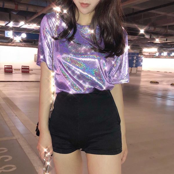 summer stylish bright silk woman shiny loose short sleeve t-shirt club aesthetic harajuku women tshirt, White
summer stylish bright silk woman shiny loose short sleeve t-shirt club aesthetic harajuku women tshirt, White