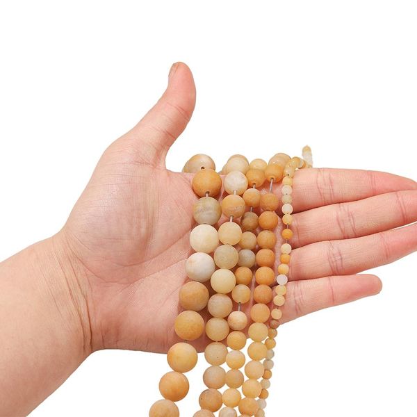 1strand lot 4 6 8 10mm yellow matte river stone natural stone round loose spacer beads for diy bracelet jewelry makings supplies h wmthwq
1strand lot 4 6 8 10mm yellow matte river stone natural stone round loose spacer beads for diy bracelet jewelry makings supplies h wmthwq