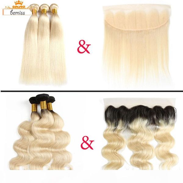 brazilian 1b 613 straight human hair weaves with frontal closure 613 blonde brazilian virgin hair bundles with frontal ear to ear closure, Black
brazilian 1b 613 straight human hair weaves with frontal closure 613 blonde brazilian virgin hair bundles with frontal ear to ear closure, Black