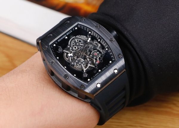 high-end1 most fashionable personality men's watch rm55 bucket natural rubber waterproof sports watch high-quality fashion men's e, Slivery;brown
high-end1 most fashionable personality men's watch rm55 bucket natural rubber waterproof sports watch high-quality fashion men's e, Slivery;brown