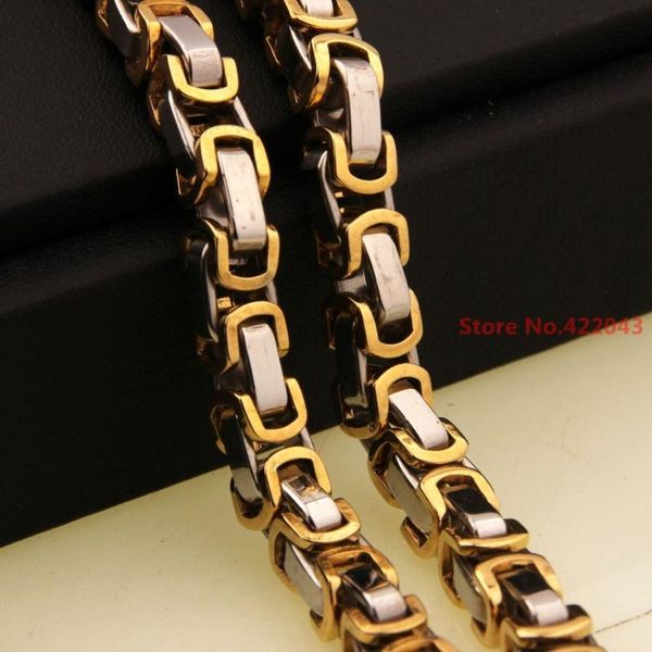 chains cool modal casual men 5/6/8mm byzantine stainless steel braided chain bracelet necklaces gold silver color mens jewelry 7-40"
chains cool modal casual men 5/6/8mm byzantine stainless steel braided chain bracelet necklaces gold silver color mens jewelry 7-40"