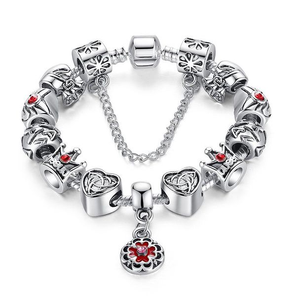 1pcs 18cm 20cm exquisite vintage chic heart crown bead bracelet bangle for women snake chain strand bracelet geometric jewelry, Black
1pcs 18cm 20cm exquisite vintage chic heart crown bead bracelet bangle for women snake chain strand bracelet geometric jewelry, Black