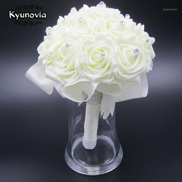 kyunovia beautiful wedding bouquet bridal bridesmaid flower wedding artificial flower rose bouquet white bridal bouquets fw891
kyunovia beautiful wedding bouquet bridal bridesmaid flower wedding artificial flower rose bouquet white bridal bouquets fw891