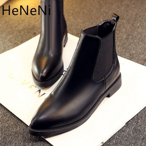 winter women ankle pointed toe ladies leather fashion boots size 33-43 y200115, Black
winter women ankle pointed toe ladies leather fashion boots size 33-43 y200115, Black