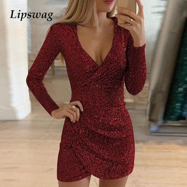 lipswag silver glitter dresses for women deep v-neck sequin mini bodycon dress autumn winter long sleeve party dress y200120, White;black
lipswag silver glitter dresses for women deep v-neck sequin mini bodycon dress autumn winter long sleeve party dress y200120, White;black