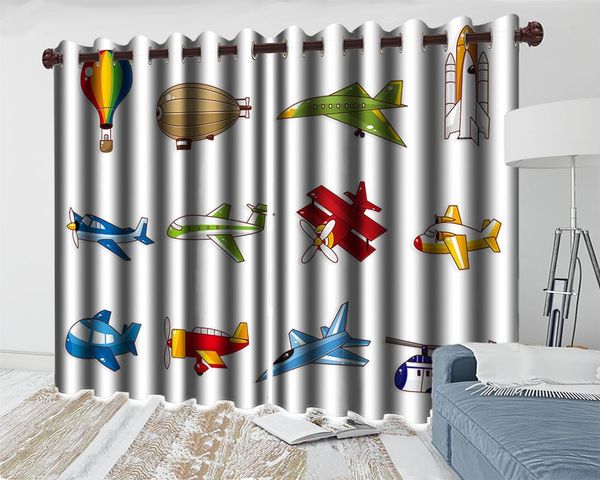 curtain & drapes elegant bedroom 3d cartoon airplane painting interior decoration practical blackout curtains
curtain & drapes elegant bedroom 3d cartoon airplane painting interior decoration practical blackout curtains