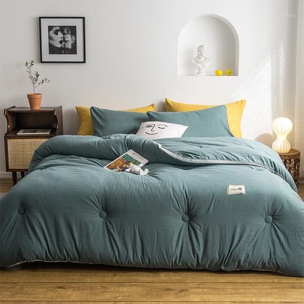 comforters & sets 2021&simple pure color quilt&wash quilt son&&autumn winter thickening1
comforters & sets 2021&simple pure color quilt&wash quilt son&&autumn winter thickening1