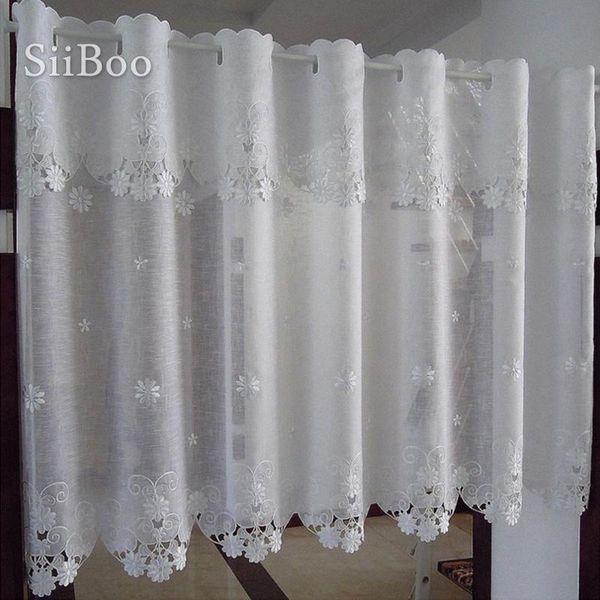 curtain & drapes korean style white floral embroidery half-curtain bay window tulle for coffee kitchen room cortinas rideaux sp5445
curtain & drapes korean style white floral embroidery half-curtain bay window tulle for coffee kitchen room cortinas rideaux sp5445