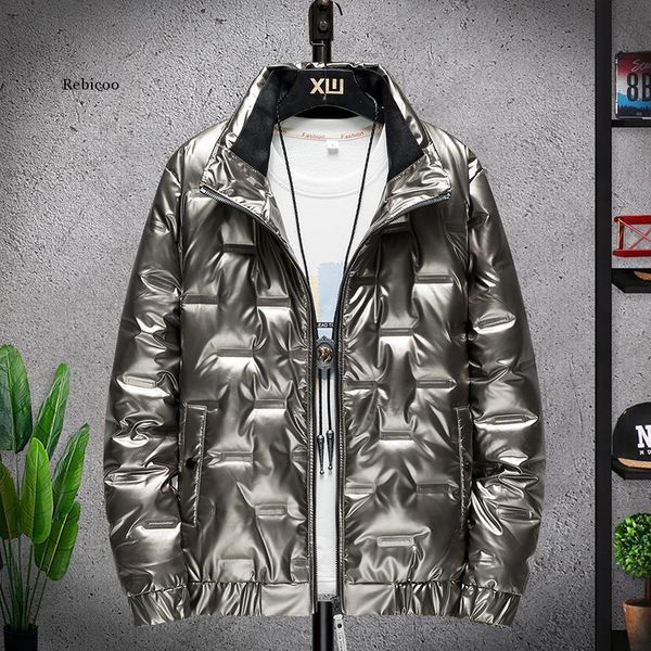 new winter warm men shiny jacket quality jacket men thick winter collar warm bomber parka waterproof windproof coat parkas, Black 
new winter warm men shiny jacket quality jacket men thick winter collar warm bomber parka waterproof windproof coat parkas, Black