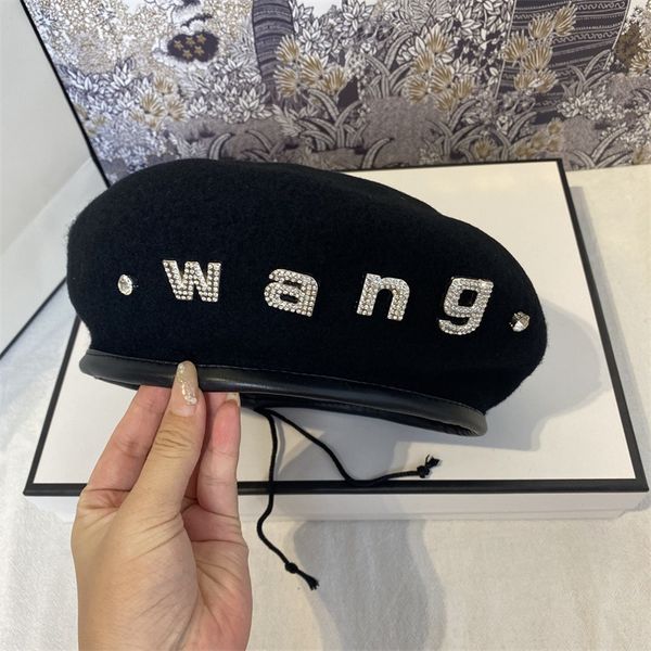 wang king diamond letter pure wool beret woman simple black autumn winter everyday versatile painter hat, Blue;gray
wang king diamond letter pure wool beret woman simple black autumn winter everyday versatile painter hat, Blue;gray