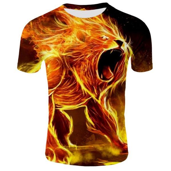 black and white lion new style 3d printing men's and women's short-sleeved casual t-shirts for men and women bbyeeq, White;black
black and white lion new style 3d printing men's and women's short-sleeved casual t-shirts for men and women bbyeeq, White;black