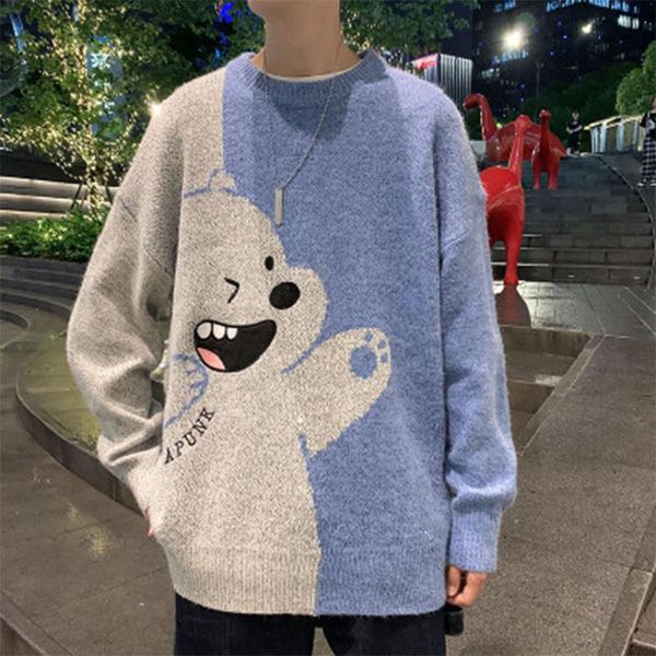 2020 autumn winter new cartoon patchwork sweater casual o-neck sweaters fashion harajuku knitwear pullover high quality, White;black
2020 autumn winter new cartoon patchwork sweater casual o-neck sweaters fashion harajuku knitwear pullover high quality, White;black