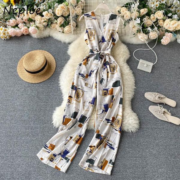 neploe vintage slim v neck polka dot print bandage rompers summer full length jumpsuit elegant playsuit beach holiday jumpsuits1, Black;white
neploe vintage slim v neck polka dot print bandage rompers summer full length jumpsuit elegant playsuit beach holiday jumpsuits1, Black;white
