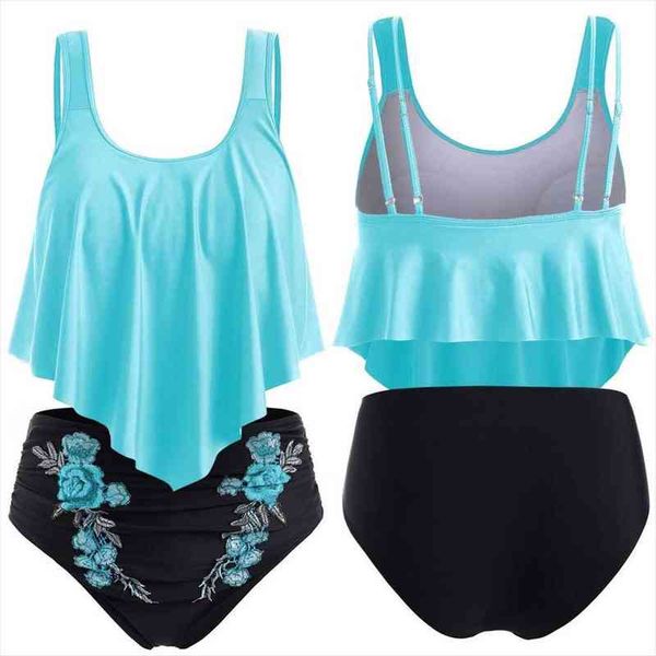 plus size bikini women swimwear ruffle bikini set floral print push up tankini swimsuit summer boho bathing suit biquini, White;black
plus size bikini women swimwear ruffle bikini set floral print push up tankini swimsuit summer boho bathing suit biquini, White;black