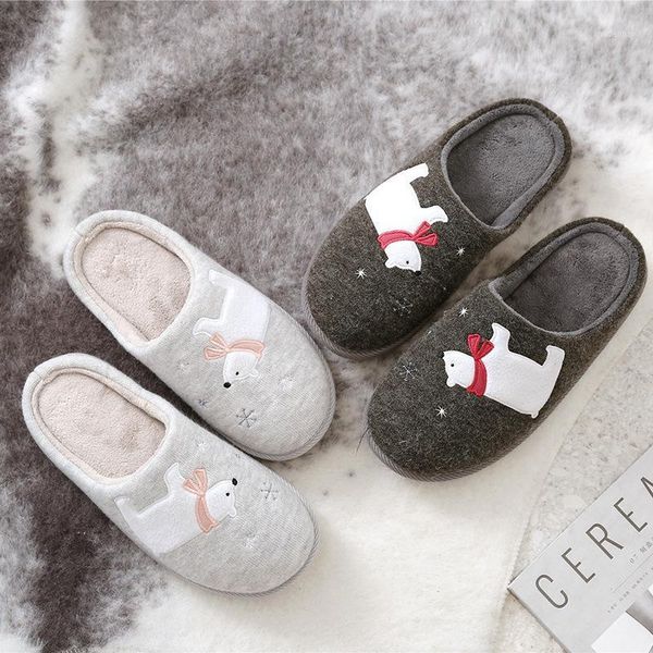 slippers winter cute cartoon indoor women plush shoes bedroom couples flats white bears pattern house warm fur slippers1, Black
slippers winter cute cartoon indoor women plush shoes bedroom couples flats white bears pattern house warm fur slippers1, Black