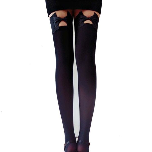 new women's bow stockings tempting high tube stockings thigh high lace, Black;white
new women's bow stockings tempting high tube stockings thigh high lace, Black;white