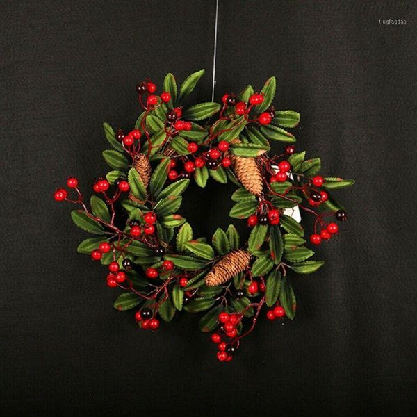 christmas decorations xmas tree wall door decoration party home ornament artificial red fruit pine cone wreath hang garlands plants1
christmas decorations xmas tree wall door decoration party home ornament artificial red fruit pine cone wreath hang garlands plants1