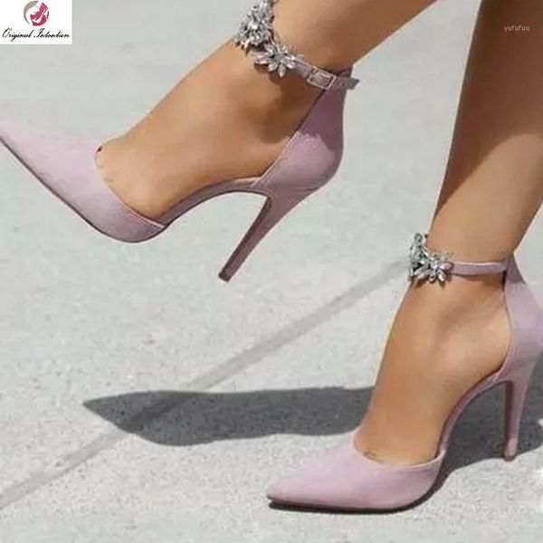 women's shoes crystal sandals pumps fashion flock pointed toe thin heels buckle strap party wedding women shoes plus size 34-451, Black
women's shoes crystal sandals pumps fashion flock pointed toe thin heels buckle strap party wedding women shoes plus size 34-451, Black