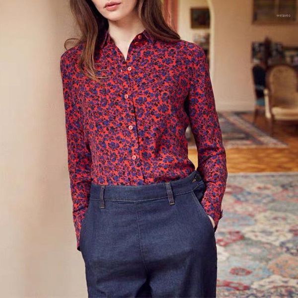 brand fashion women high luxury autumn vintage print rich floral smooth cupro long-sleeved shirt blouse1, White
brand fashion women high luxury autumn vintage print rich floral smooth cupro long-sleeved shirt blouse1, White