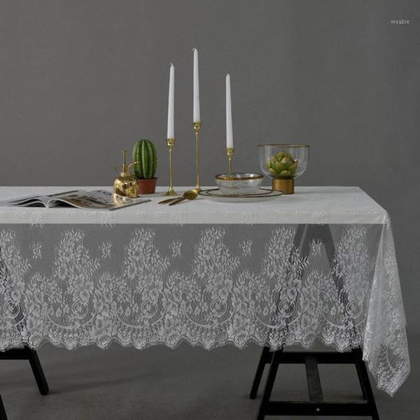 american style lace tablecloth white black color table cover for wedding restaurant coffee household textile decoration1
american style lace tablecloth white black color table cover for wedding restaurant coffee household textile decoration1