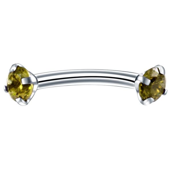 1pc surgical steel curved barbell colorful crystal zircon eyebrow ring piercing barbell lip ring snug daith helix rook earring q sqcrqf, Silver
1pc surgical steel curved barbell colorful crystal zircon eyebrow ring piercing barbell lip ring snug daith helix rook earring q sqcrqf, Silver