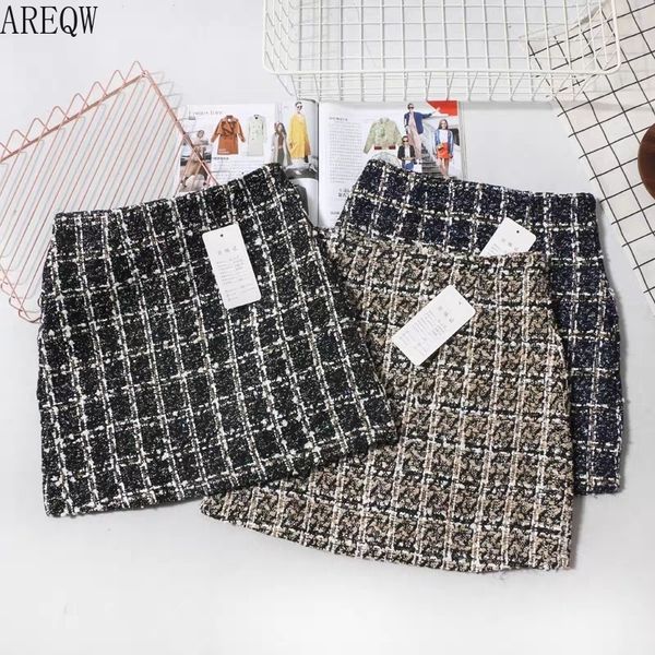 black tweed skirt autumn winter women korean elegant plaid jupe femme cute bottoms for ladies a line short mini skirts 201110
black tweed skirt autumn winter women korean elegant plaid jupe femme cute bottoms for ladies a line short mini skirts 201110