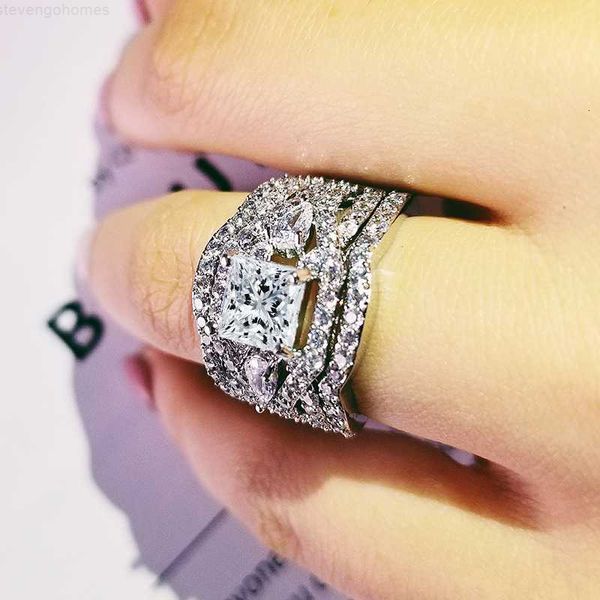 women wedding engagement bridal ring sets fashion for finger moonso jewelry r4882 fowk#, Golden;silver
women wedding engagement bridal ring sets fashion for finger moonso jewelry r4882 fowk#, Golden;silver