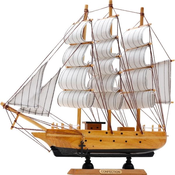 mediterranean wooden crafts sailing boat figurine ornament vintage simulation sailboat model ship home office deskdecor gift y200428
mediterranean wooden crafts sailing boat figurine ornament vintage simulation sailboat model ship home office deskdecor gift y200428