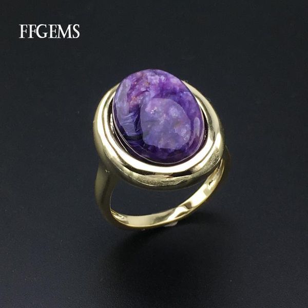 cluster rings ffgems natural charoite sterling real 925 silver gemstone fine jewelry women engagement wedding gift, Golden;silver
cluster rings ffgems natural charoite sterling real 925 silver gemstone fine jewelry women engagement wedding gift, Golden;silver