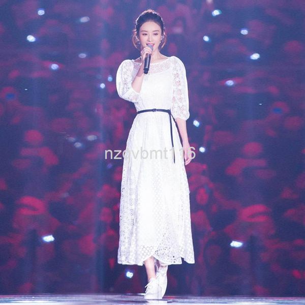 casual dresses spring and summer women's wear zhao liying same style party annual meeting banquet dress white celebrity temperament, Black;gray
casual dresses spring and summer women's wear zhao liying same style party annual meeting banquet dress white celebrity temperament, Black;gray