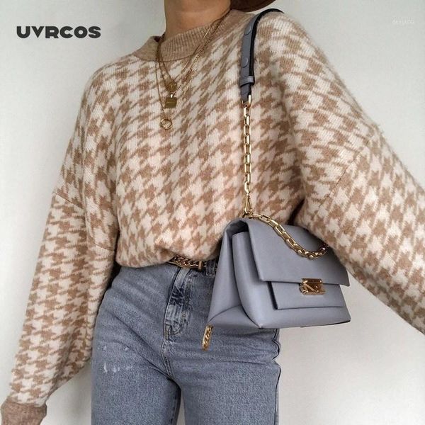 uvrcos women sweaters 2020 fall fashion autumn winter loose knitted sweater female v-neck pullover ladies woman clothes1, White;black
uvrcos women sweaters 2020 fall fashion autumn winter loose knitted sweater female v-neck pullover ladies woman clothes1, White;black
