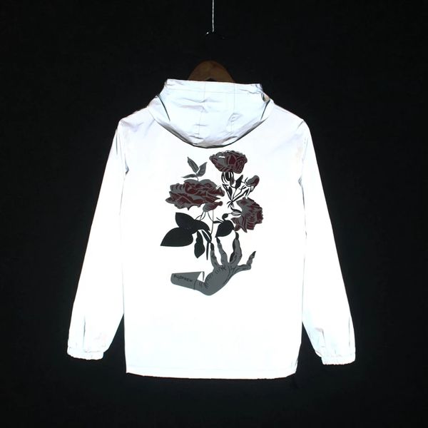 spring/autumn hand flowers men windbreaker reflective jacket casual hip hop harajuku streetwear night shiny hooded coat, Black;brown
spring/autumn hand flowers men windbreaker reflective jacket casual hip hop harajuku streetwear night shiny hooded coat, Black;brown