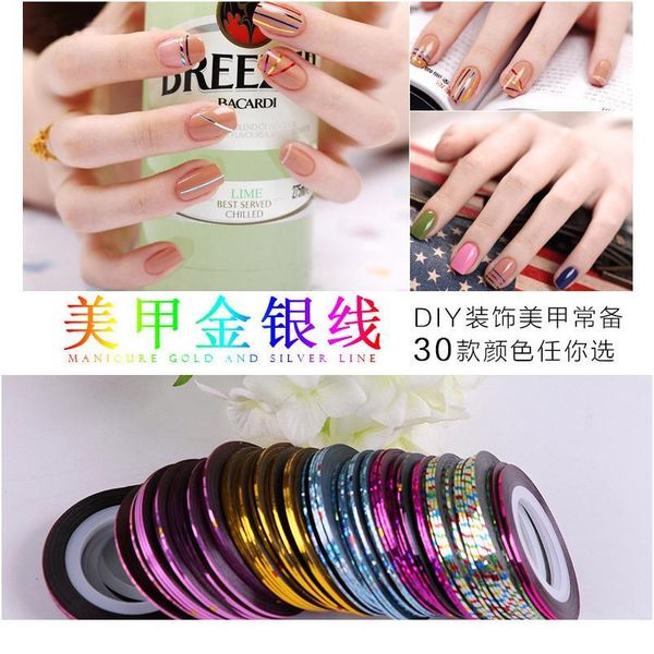 1mm 10 colors glitter nail striping line tape sticker set art decorations diy tips for polish nail gel rhinestones dec jlllxy
1mm 10 colors glitter nail striping line tape sticker set art decorations diy tips for polish nail gel rhinestones dec jlllxy