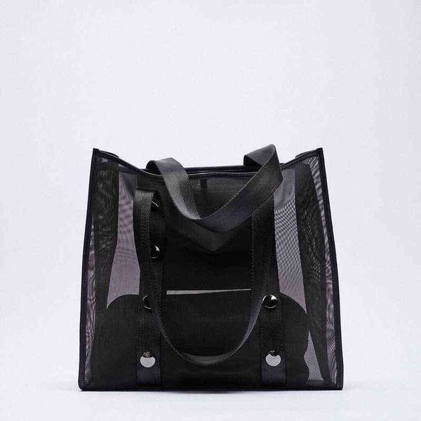 shopping bags designer mesh tote women handbag fashion rivet black shopper female hollow big shoulder brands composited for 220309
shopping bags designer mesh tote women handbag fashion rivet black shopper female hollow big shoulder brands composited for 220309