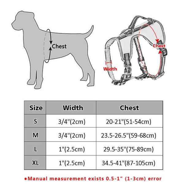 no pull large big dog harness vest nylon adjustable reflective pet walking training harness with handle for medium l wmtddb
no pull large big dog harness vest nylon adjustable reflective pet walking training harness with handle for medium l wmtddb