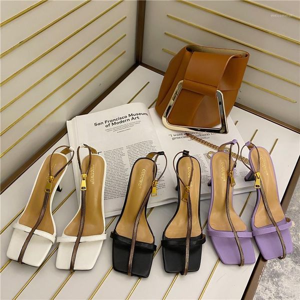 women sandals zipper design fashion women slides square open toe solid color sandals party dress shoes woman purple1, Black
women sandals zipper design fashion women slides square open toe solid color sandals party dress shoes woman purple1, Black