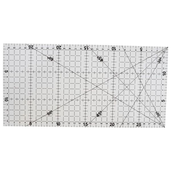 1 pc 30 * 15 cm patchwork ruler quilting tools high grade acrylic material transparent ruler scale school supplie 50 * 15 cm, Black
1 pc 30 * 15 cm patchwork ruler quilting tools high grade acrylic material transparent ruler scale school supplie 50 * 15 cm, Black